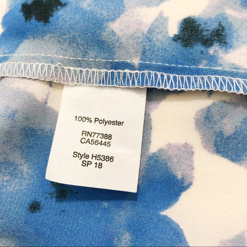 J. Crew Printed Floral Bell Sleeve Top - Picture 8 of 8